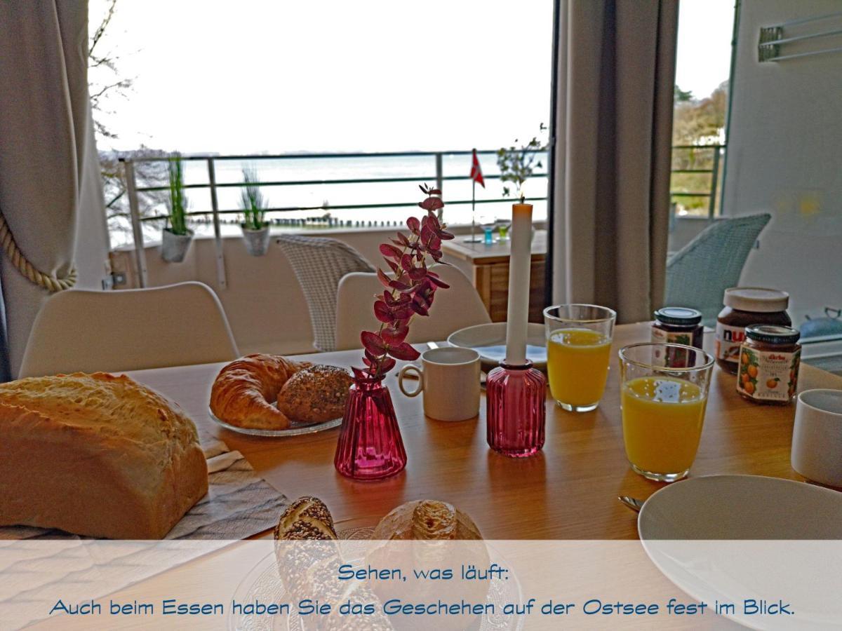 Fewo1846 Intermar - Kajuete Foerdeblick - Familienfreundliches Studioapartment Mit Balkon Und Meerblick Glücksburg Esterno foto