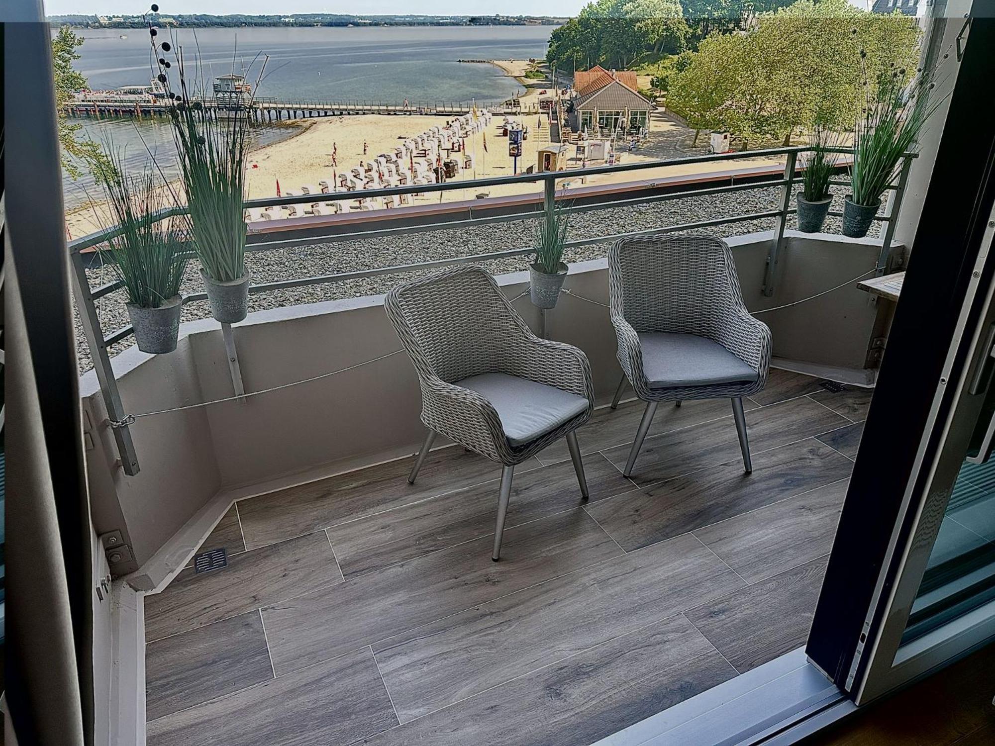 Fewo1846 Intermar - Kajuete Foerdeblick - Familienfreundliches Studioapartment Mit Balkon Und Meerblick Glücksburg Esterno foto